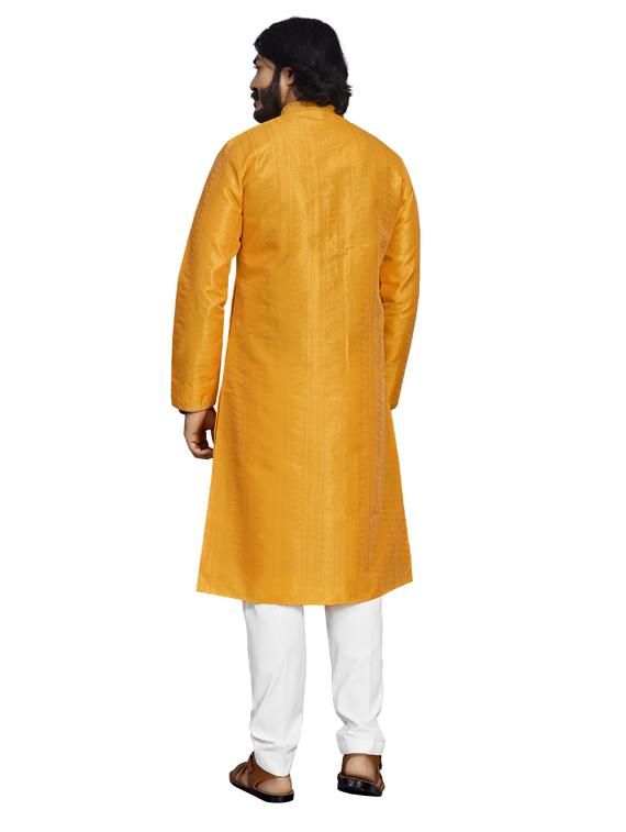 solids cotton kurta pyjama set - 19345644 - Standard Image - 1