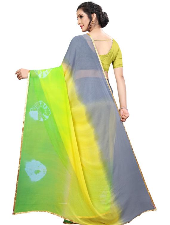 multicolor self design saree with blouse - 19345701 - Standard Image - 1