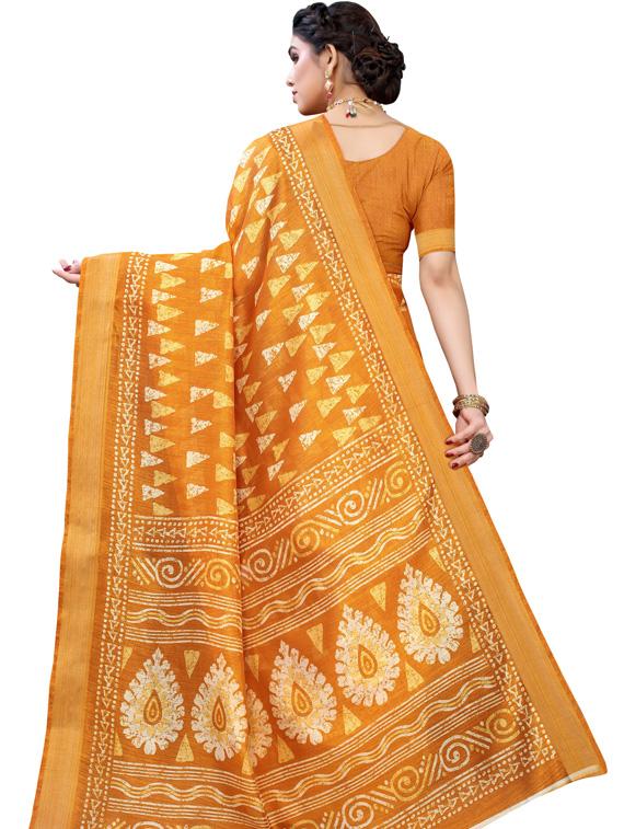 yellow bollywood saree with blouse - 19345721 - Standard Image - 1