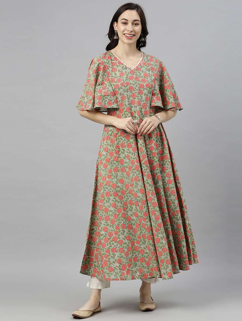 women's flared kurta