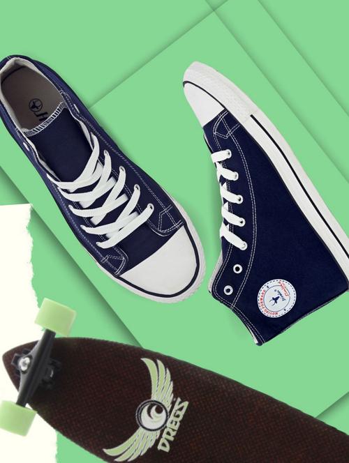 solid lace up sneaker - 19349125 - Standard Image - 0