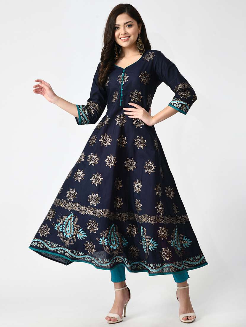 women's flared kurta