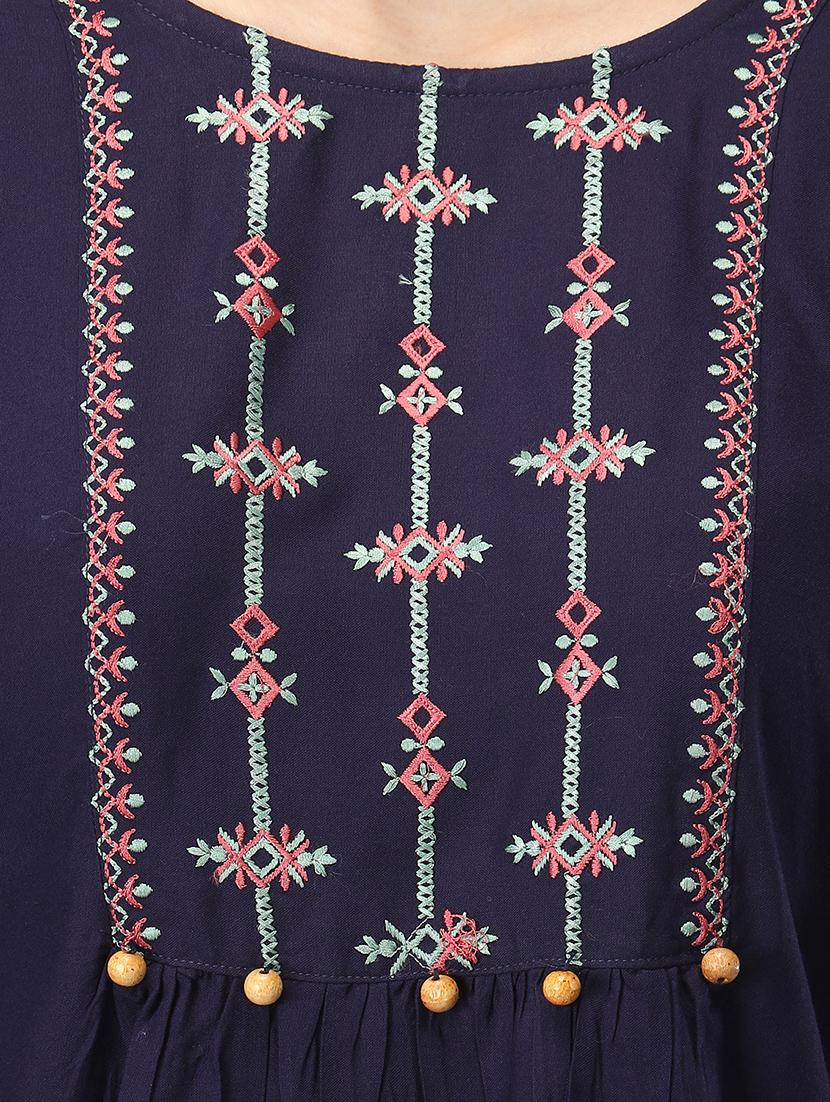 blue regular top - 19349389 - Standard Image - 4