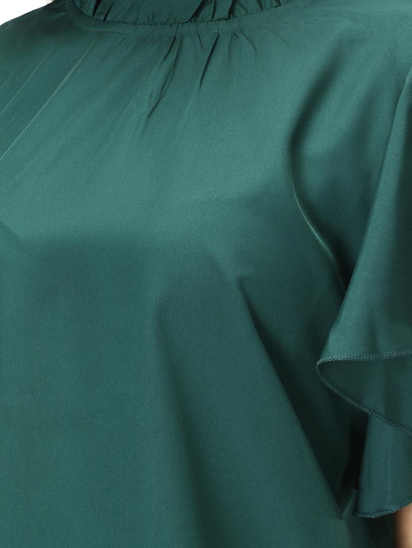green solid regular top - 19349393 - Standard Image - 4