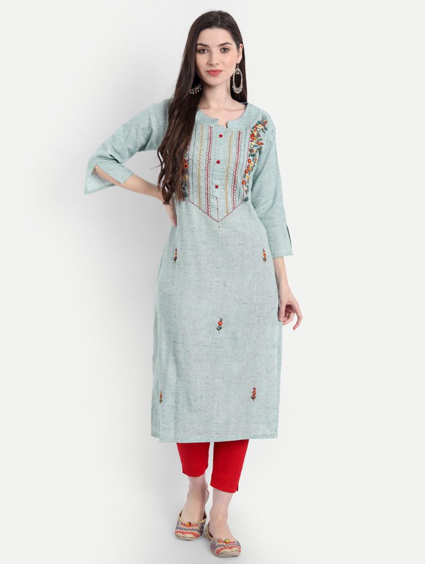 women's straight kurta - 19350337 -  Zoom Image - 0