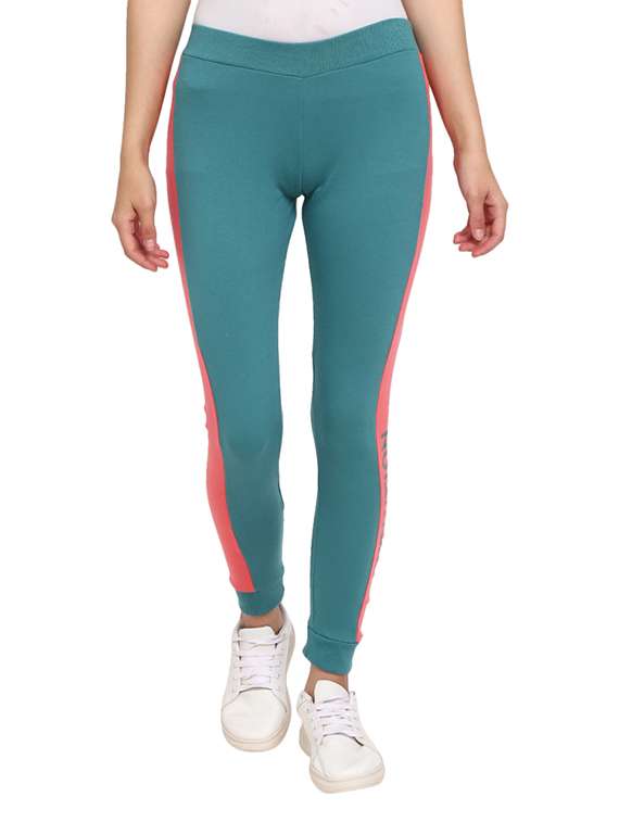 color blocked track pant