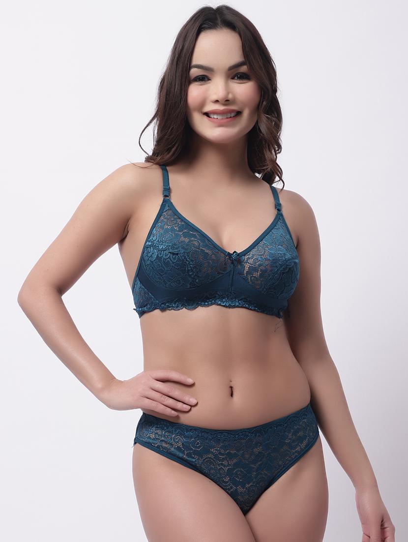 set of 2 lace detailed bras and panty set - 19351287 - Standard Image - 1