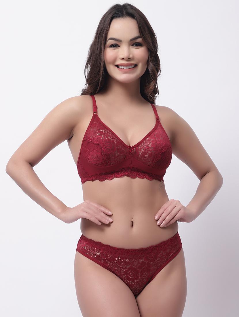 set of 2 lace detailed bras and panty set - 19351287 - Standard Image - 4