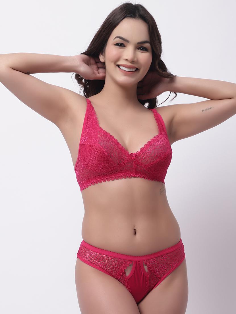 set of 2 lace detailed bras and panty set - 19351299 - Standard Image - 1