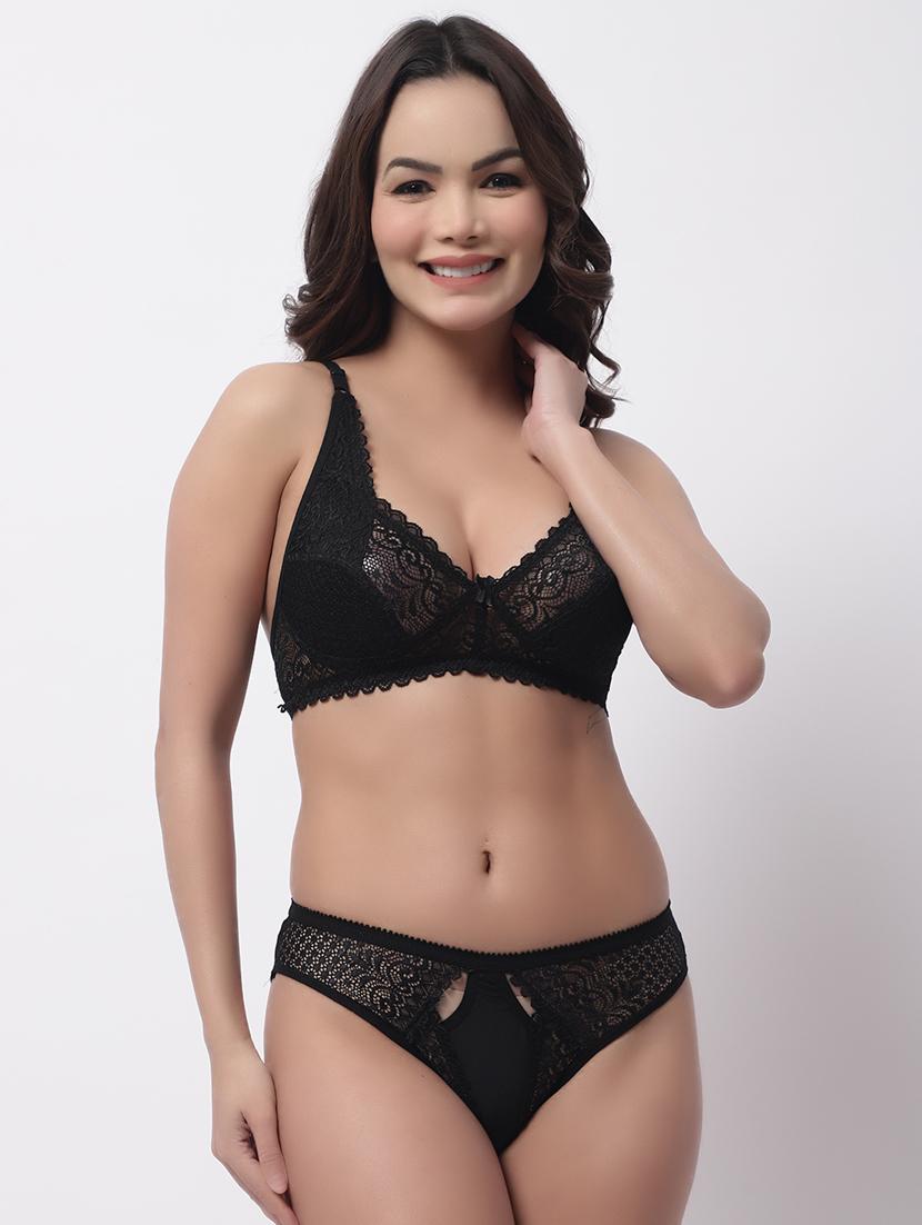 set of 2 lace detailed bras and panty set - 19351299 - Standard Image - 4