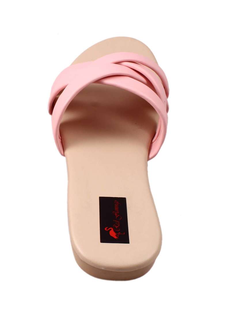 solid slip on flat sandal - 19351426 -  Standard Image - 1