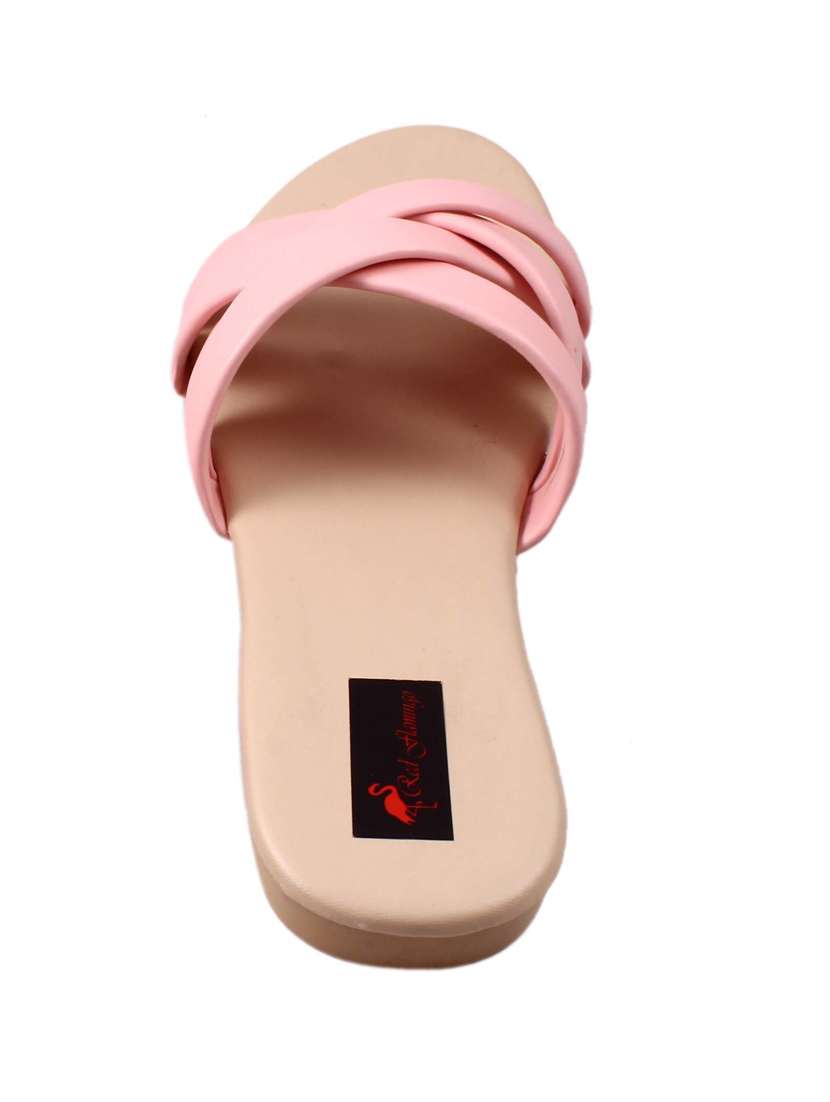 solid slip on flat sandal - 19351427 -  Standard Image - 1