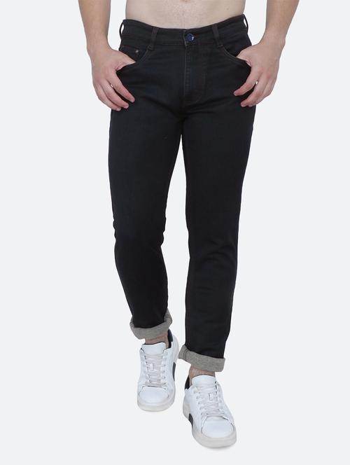 mens slim fit plain jeans - 19351923 - Standard Image - 0
