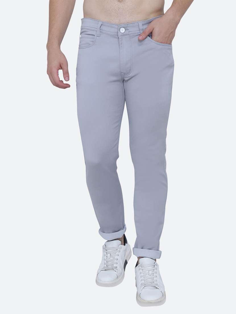 mens slim fit plain jeans