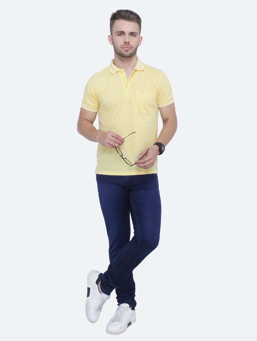 mens slim fit plain jeans - 19351948 - Standard Image - 4