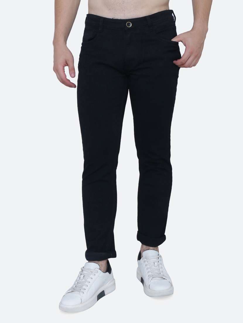 mens slim fit plain jeans