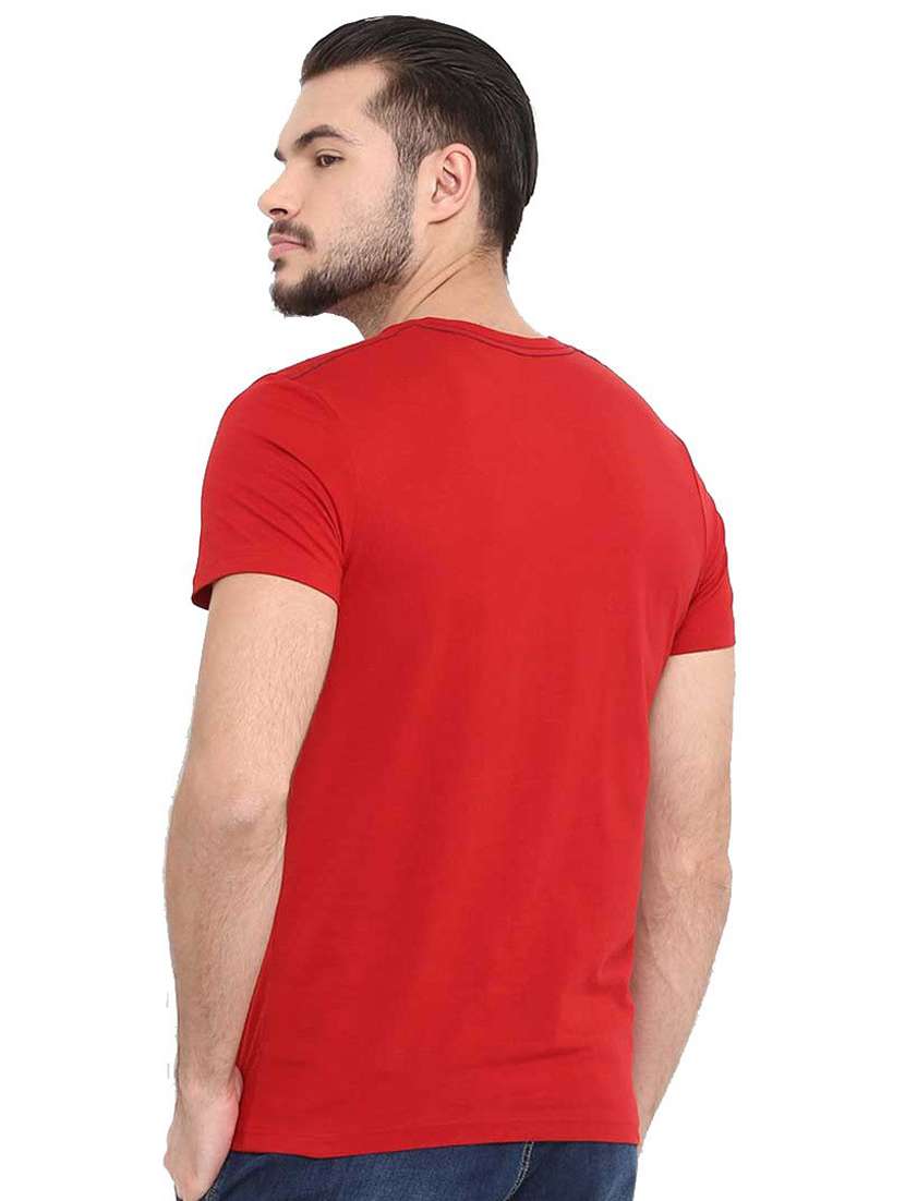 red printed regular t-shirt - 19353154 -  Standard Image - 1