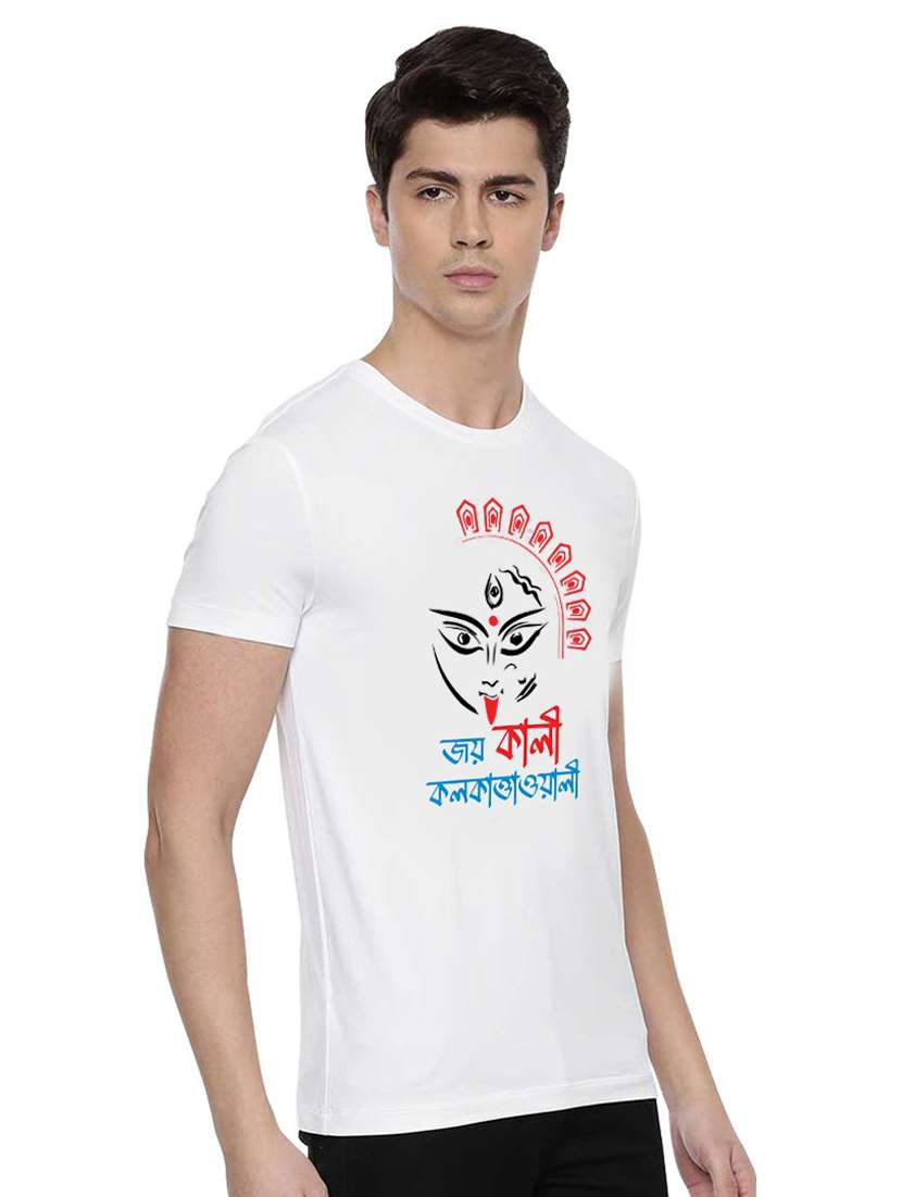 white printed regular t-shirt - 19353160 -  Standard Image - 1