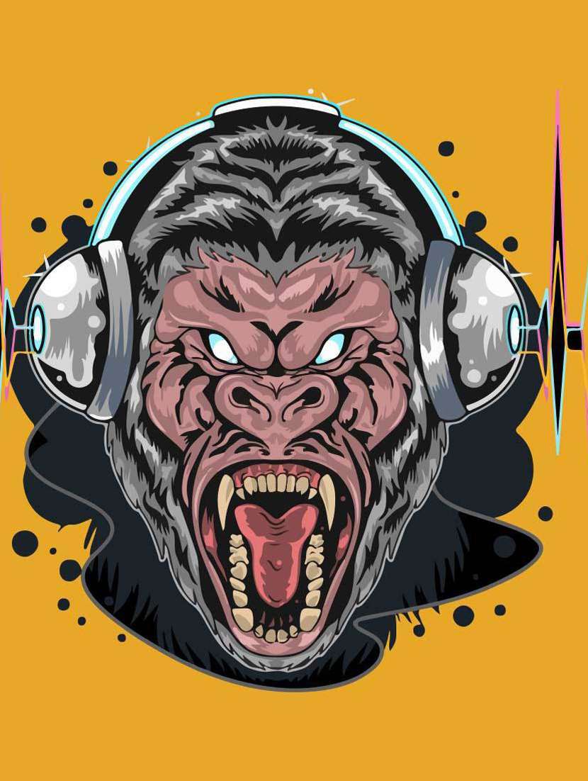 men front print short sleeve t-shirt - 19353338 -  Standard Image - 4