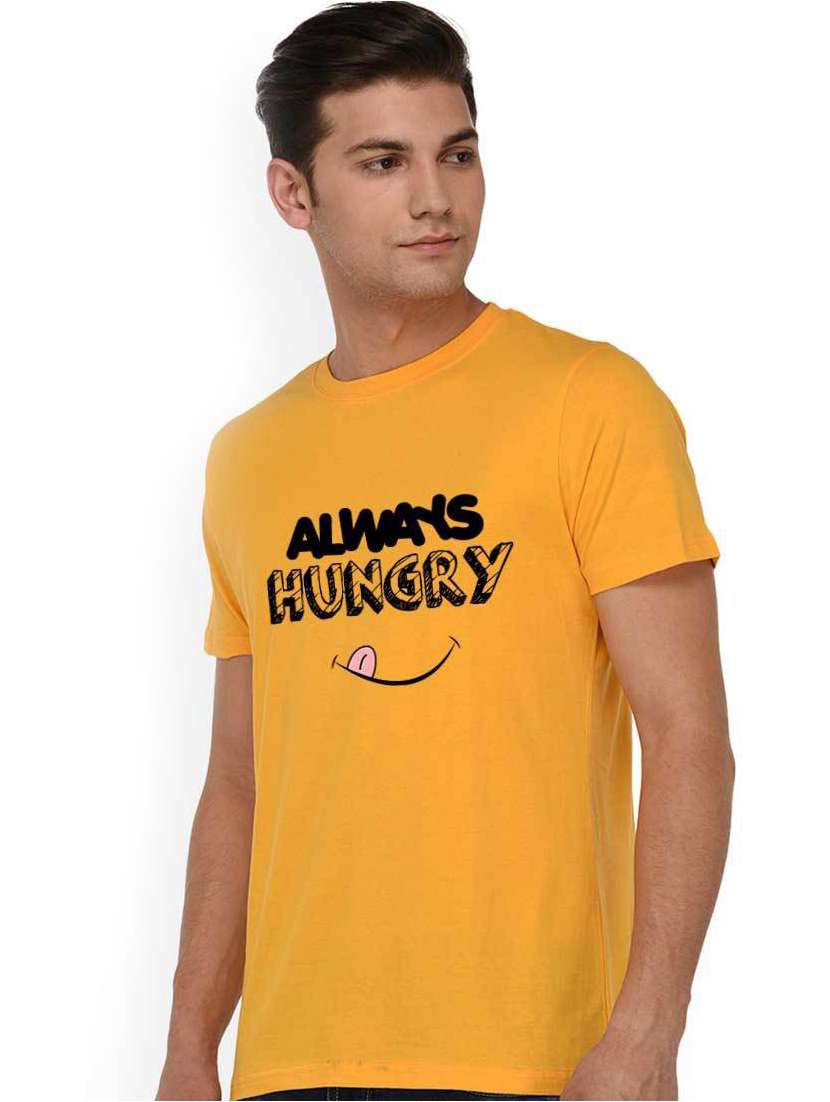 men printed round neck t-shirt - 19353341 -  Standard Image - 1