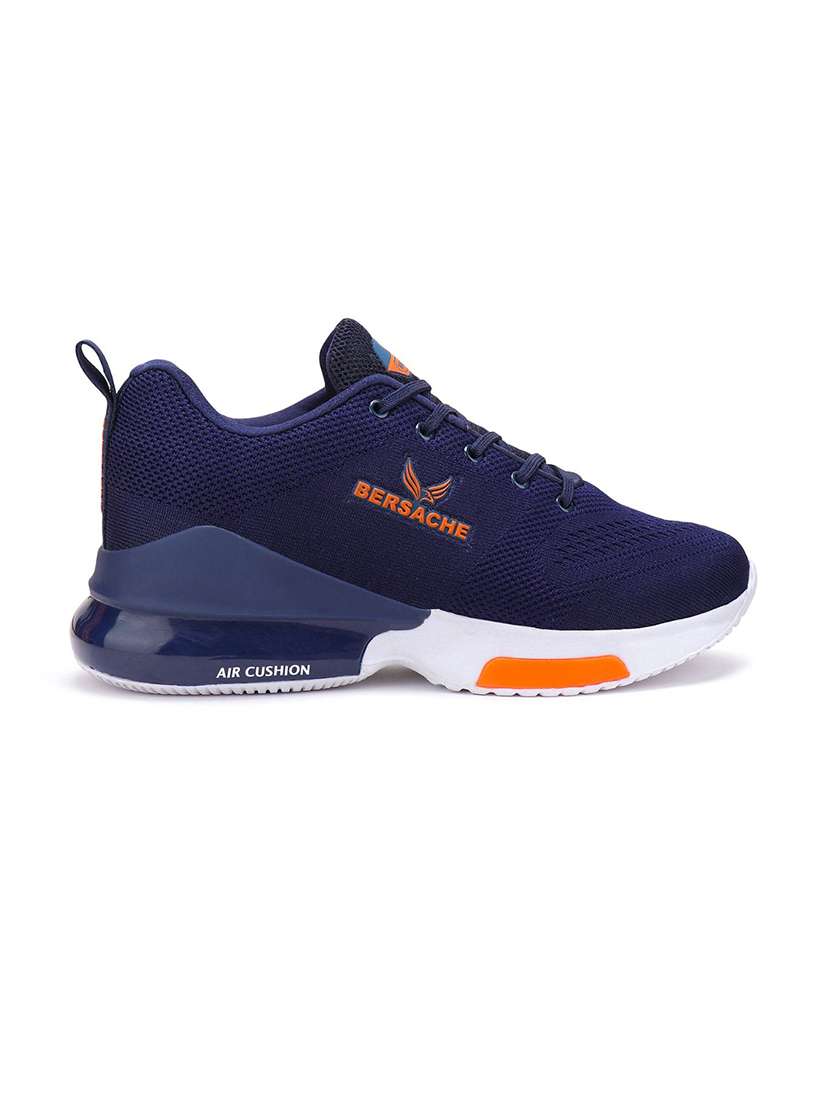 navy canvas sport shoes