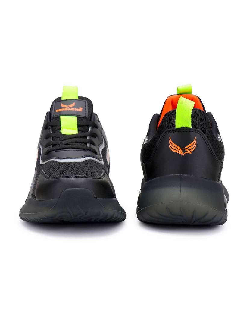 black sheet sport shoes - 19354288 - Standard Image - 4