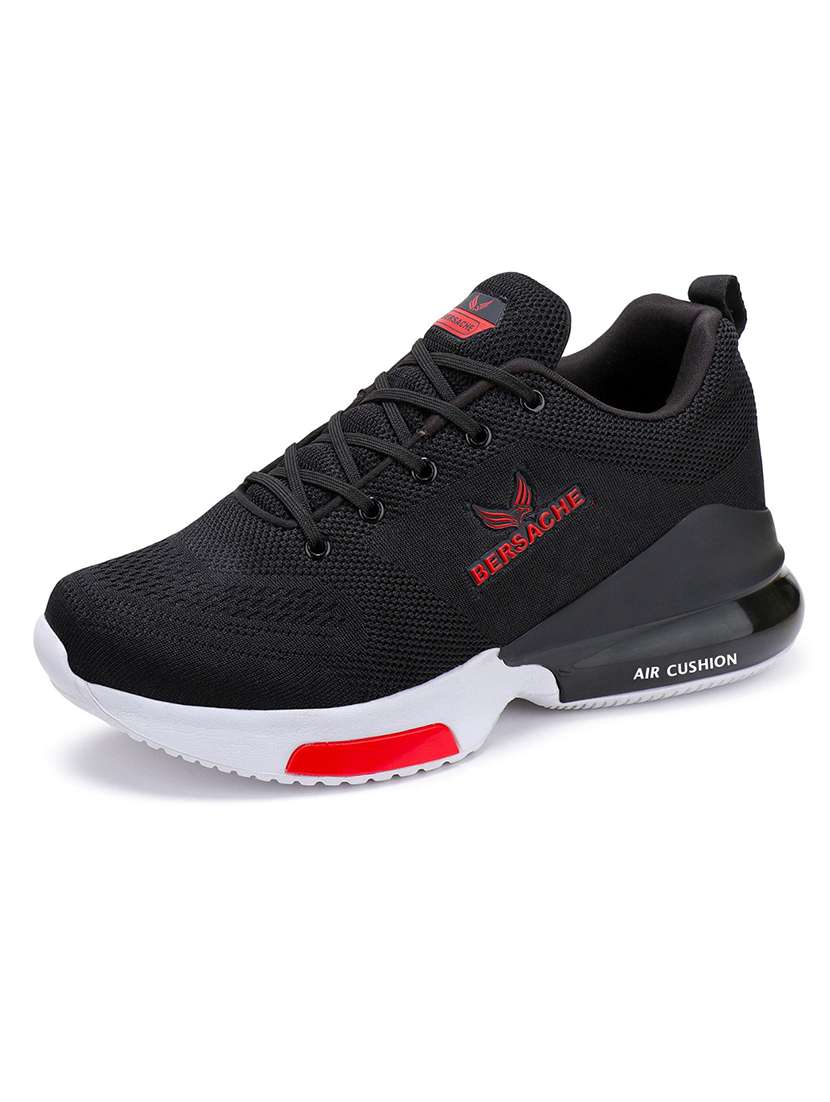 black canvas sport shoes