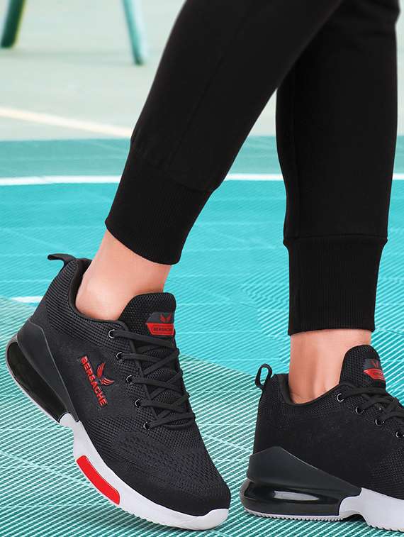black canvas sport shoes - 19354296 - Standard Image - 4
