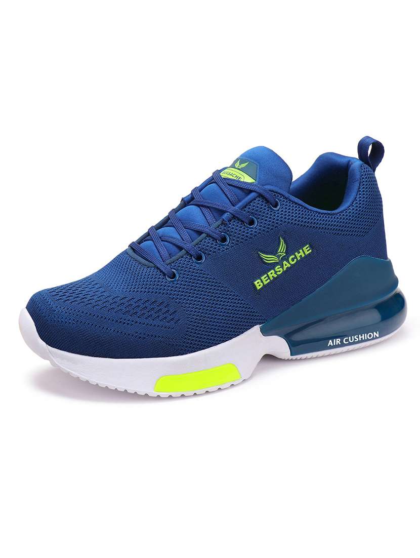 men solid lace up sport shoes