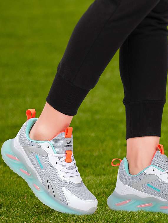 grey sheet sport shoes - 19354301 - Standard Image - 4