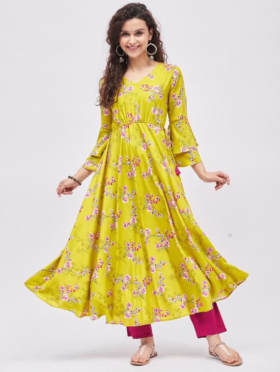 women's flared kurta - 19366652 - Zoom Image - 0
