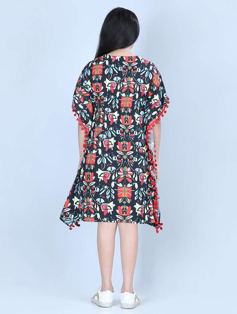 girls round neck short sleeves frock - 19370749 -  Standard Image - 1