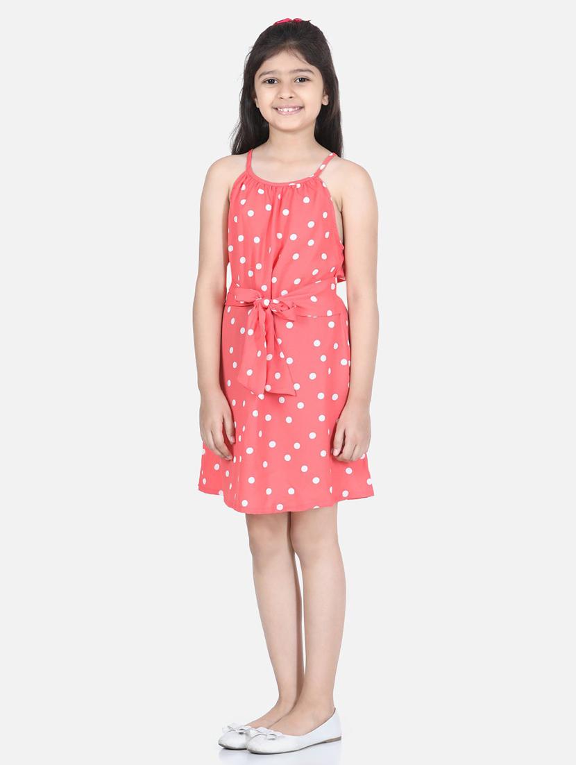girls round neck sleeveless frock - 19370801 - Standard Image - 1