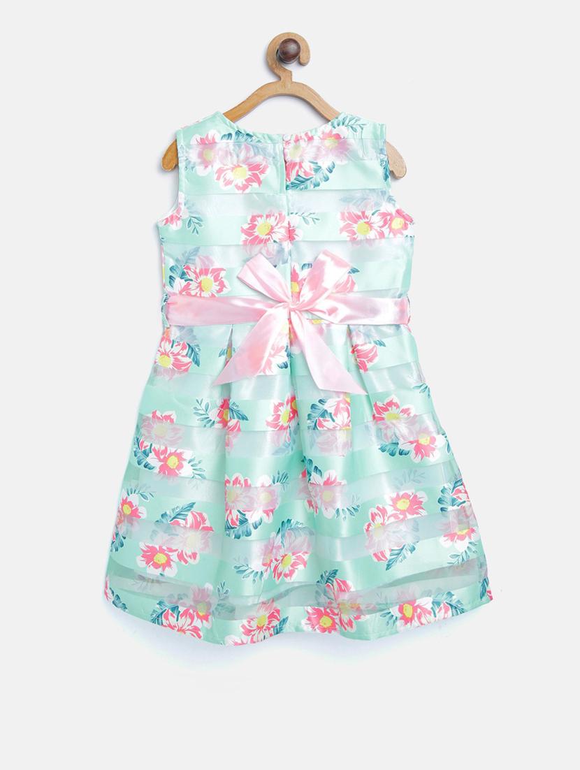 girls round neck sleeveless frock - 19370847 - Standard Image - 1