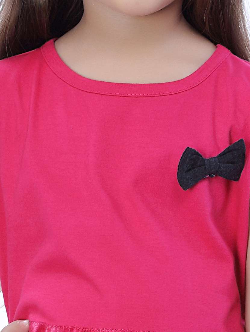 girls round neck sleeveless frock - 19370887 - Standard Image - 4