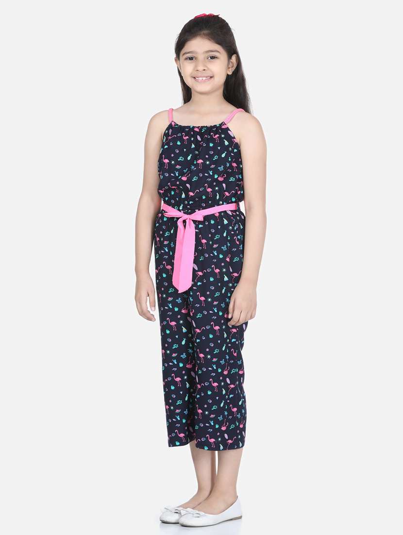 black rayon full length jumpsuit - 19370918 -  Standard Image - 1