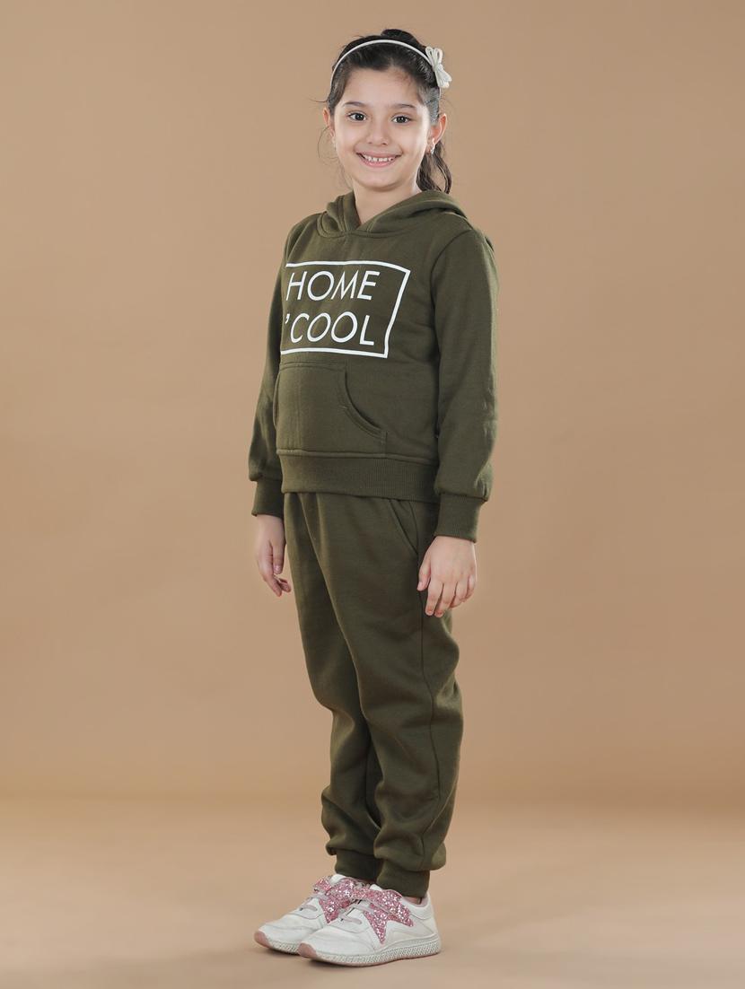 green cotton blend full length twin sets - 19370983 - Standard Image - 1