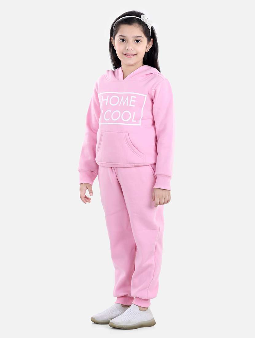 pink cotton blend full length twin sets - 19370986 - Standard Image - 1