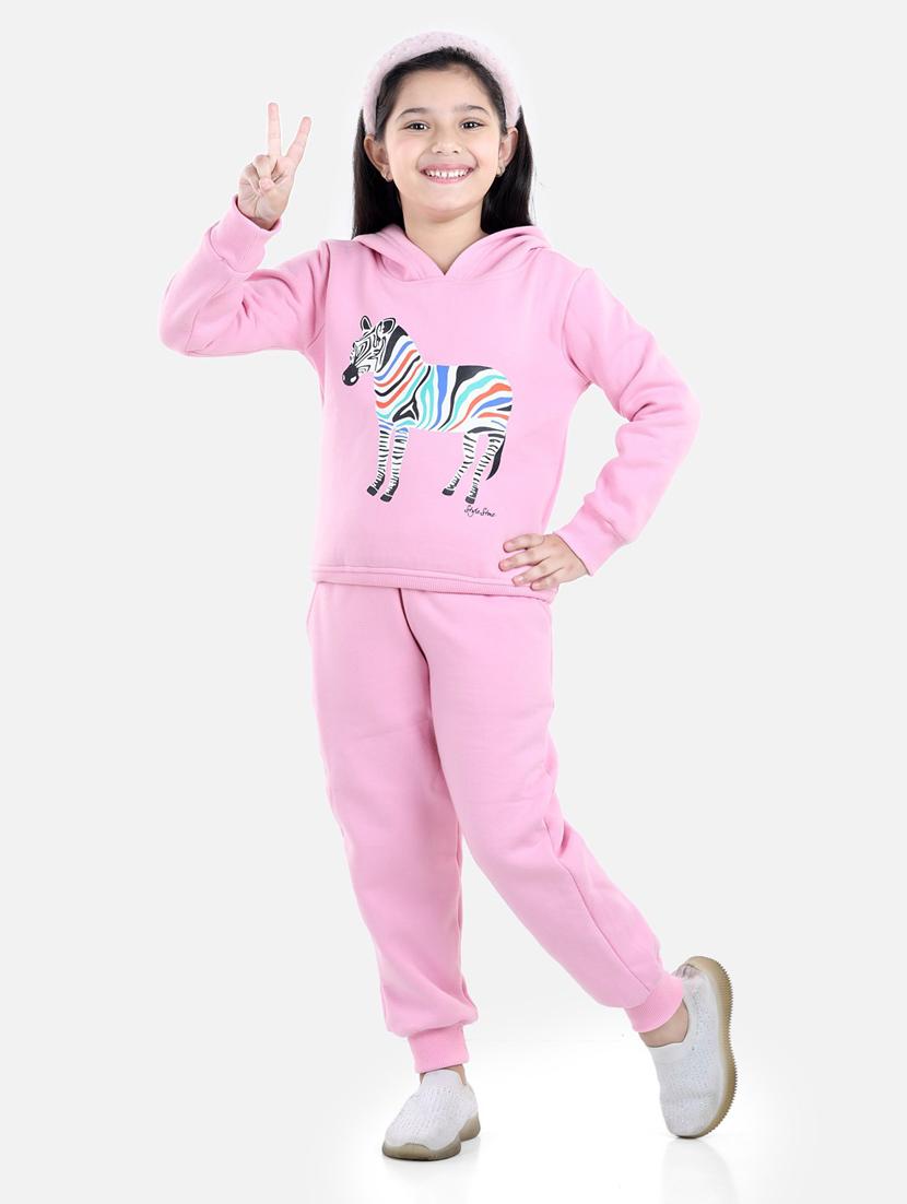 pink cotton blend full length twin sets - 19370989 - Standard Image - 1