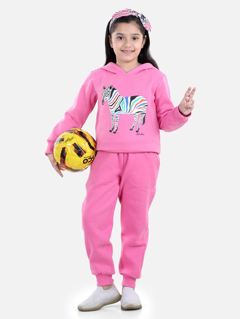 pink cotton blend full length twin sets - 19370990 - Standard Image - 1