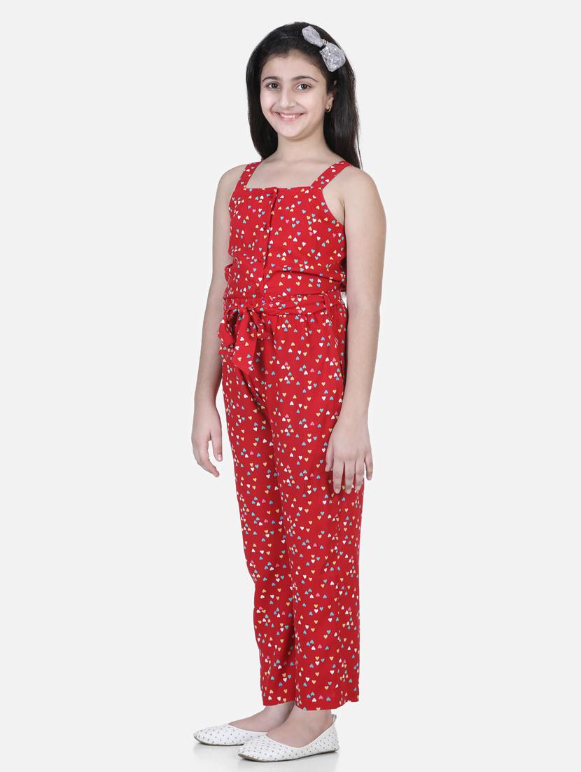 red viscose full length twin sets - 19371007 - Standard Image - 1