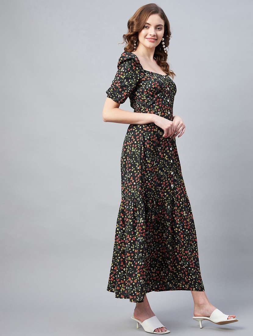 women's tiered dress floral dress - 19371153 -  Standard Image - 1