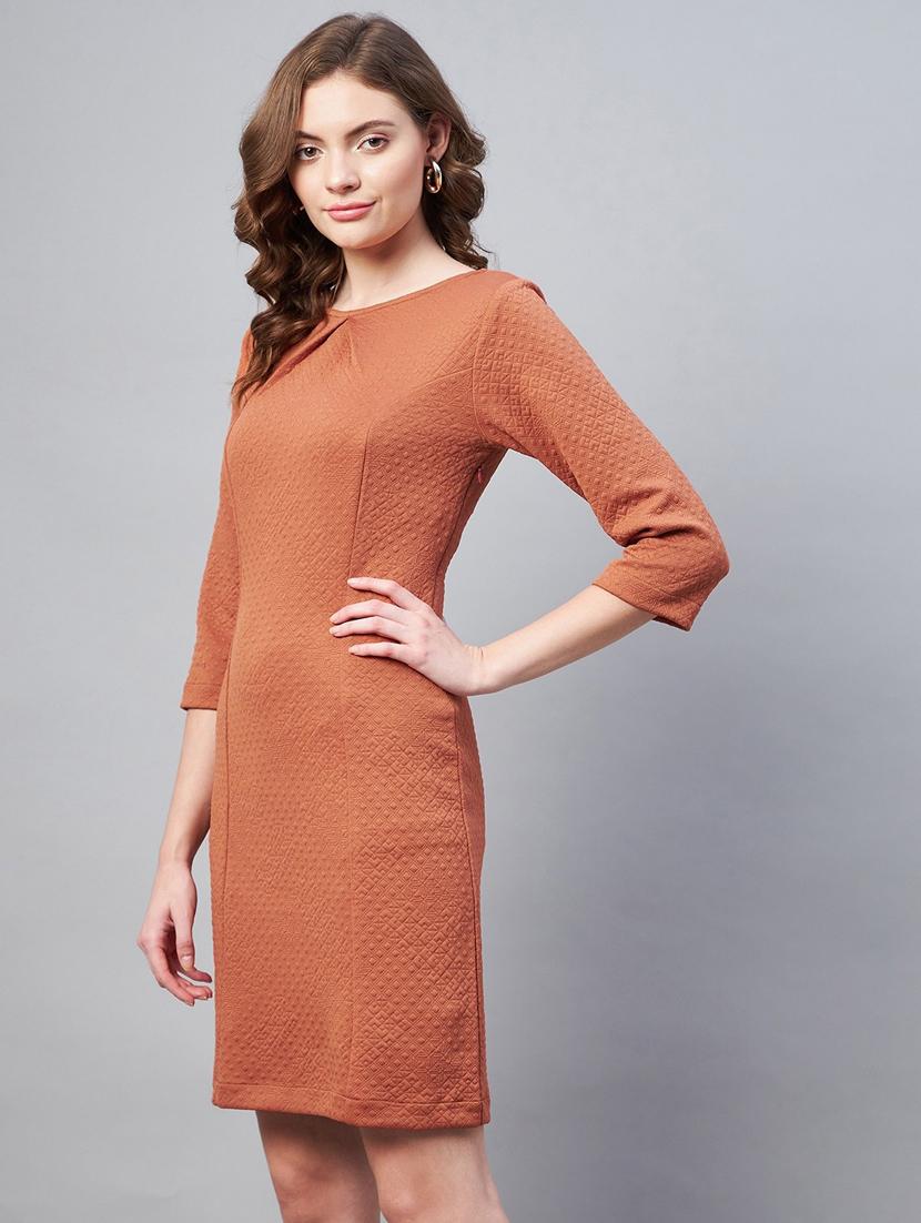 women's shift solid dress - 19371156 - Standard Image - 1