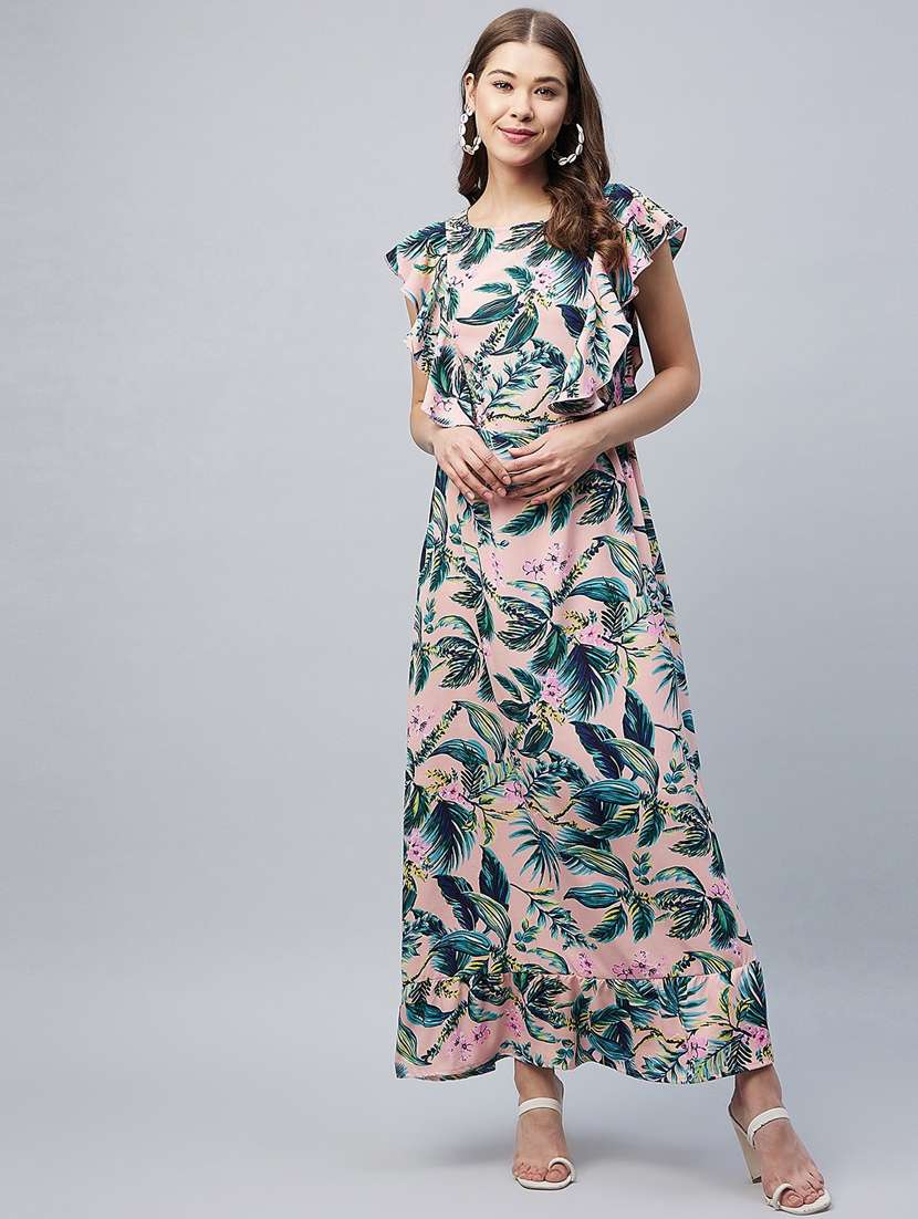 women's fit & flare floral dress