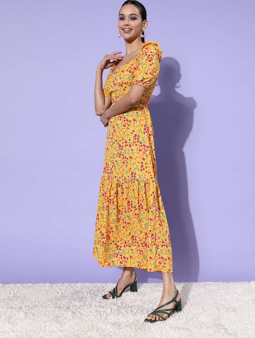 women's tiered dress floral dress - 19371224 -  Standard Image - 1