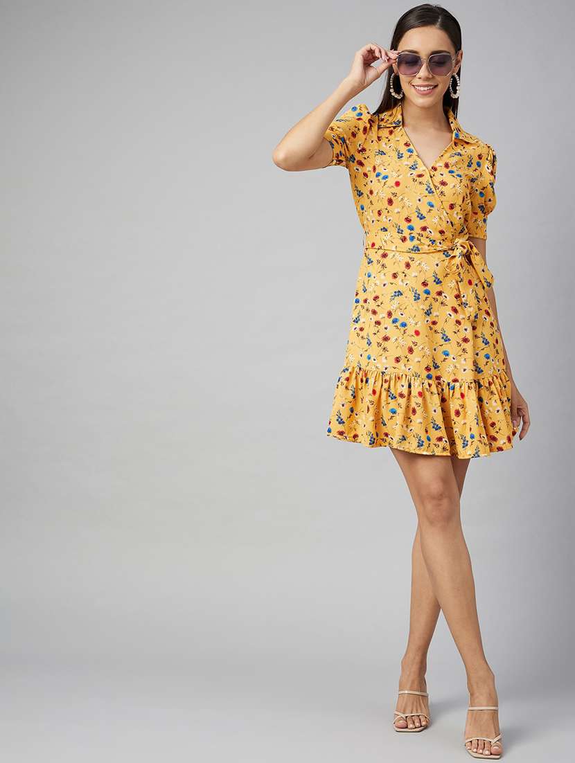 Women's Tiered Dress Floral Dress - 19371229 -  Standard Image - 4