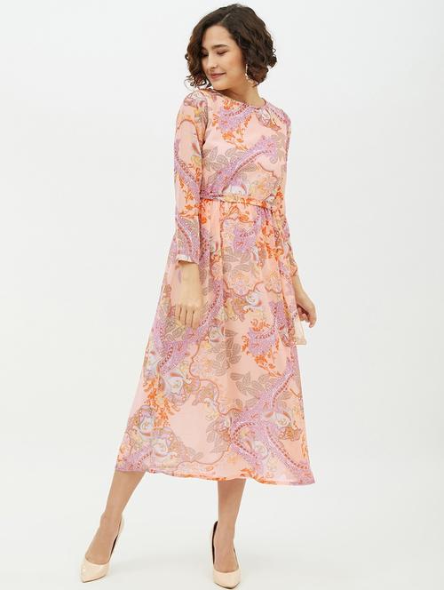 women's  leaf print dress - 19371269 -  Standard Image - 0