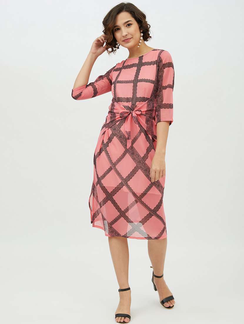 women's  geometric dress