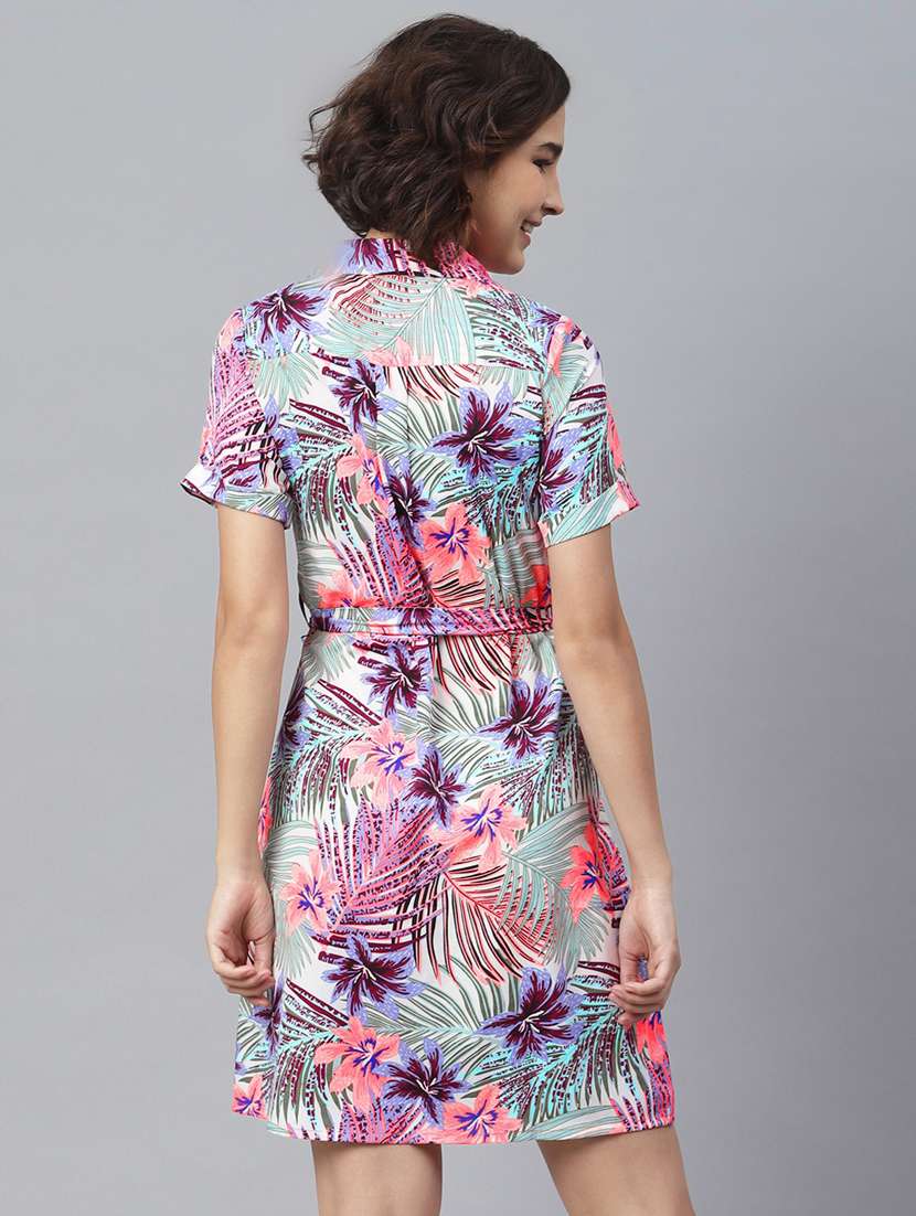 Women's Shirt Floral Dress - 19371277 -  Standard Image - 4