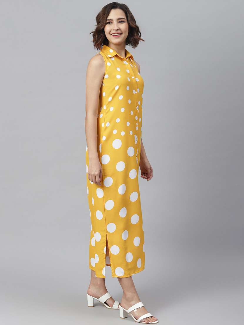 women's shirt polka dots dress - 19371292 -  Standard Image - 1